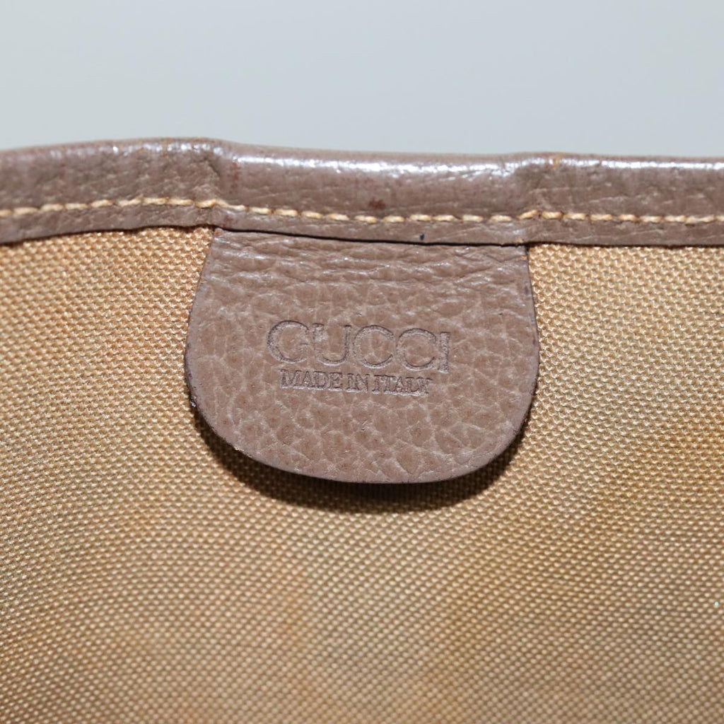 GUCCI GG Supreme Web Sherry Line Tote Bag PVC Beige Red 002 58 6487 76166