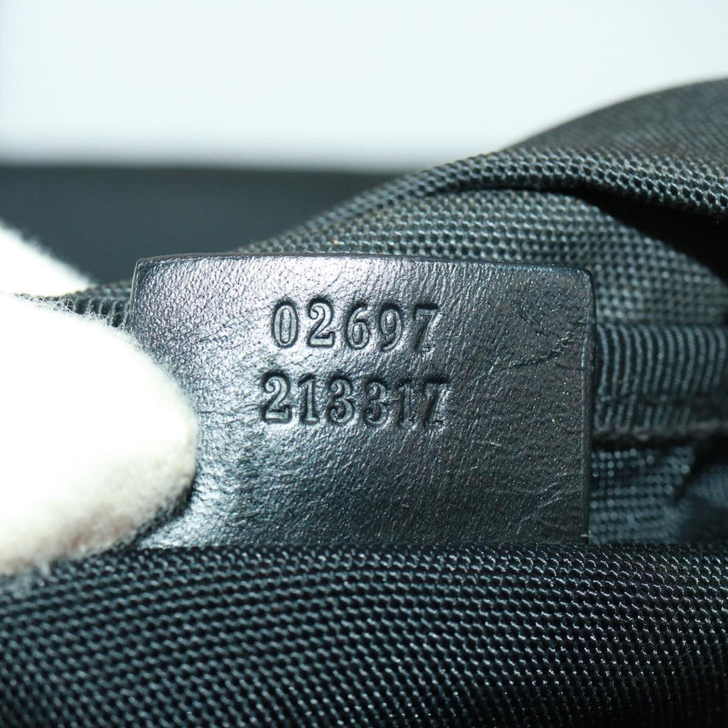 GUCCI Boston Bag Nylon Black 02697 213317 76169