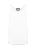 GUCCI Scoop-Neck Logo Tank Top