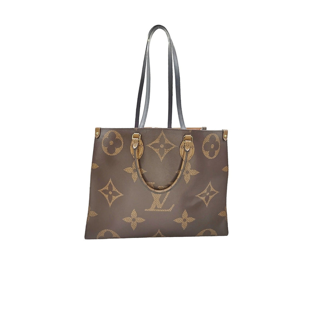 Louis Vuitton Monogram Giant Reverse Canvas Onthego GM Tote