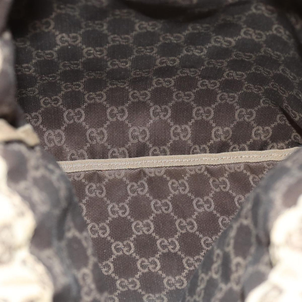 GUCCI GG Canvas Drawstring Pouch Beige 014 1136 3754 76205