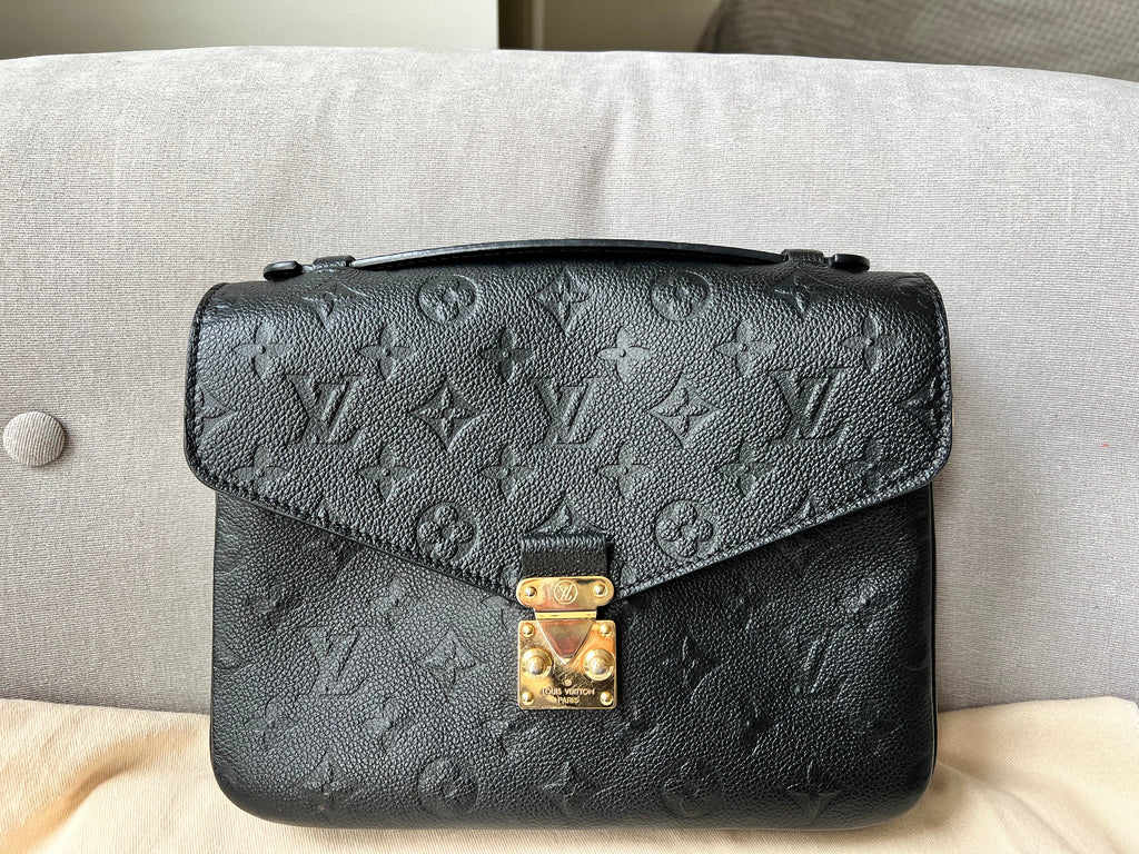 Louis Vuitton Pochette Metis Black Empreinte (RRP £2,110)