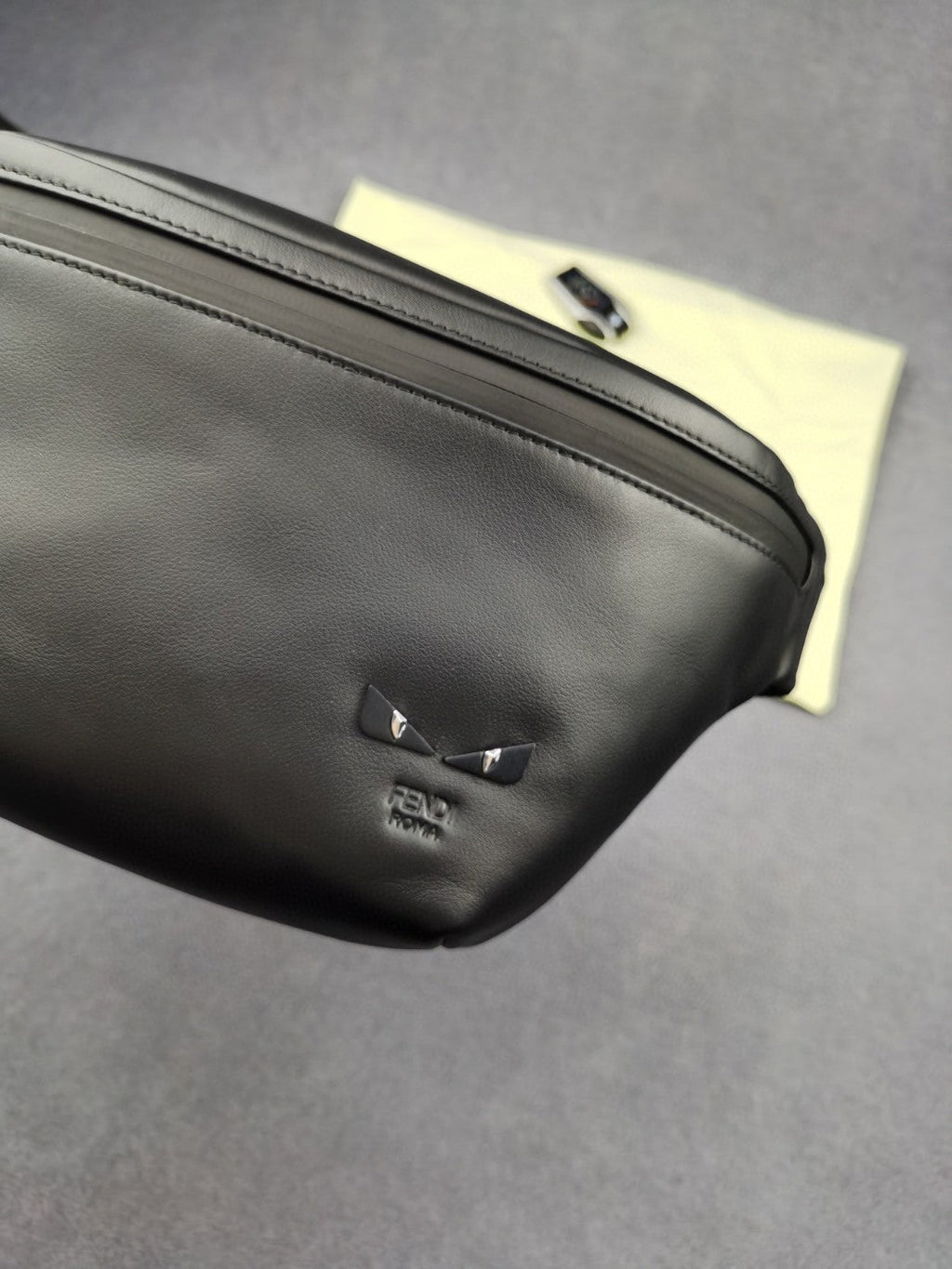 FI Little Monster Belt Bag Black For Men, Men’s Bags 7.9in/20cm FF