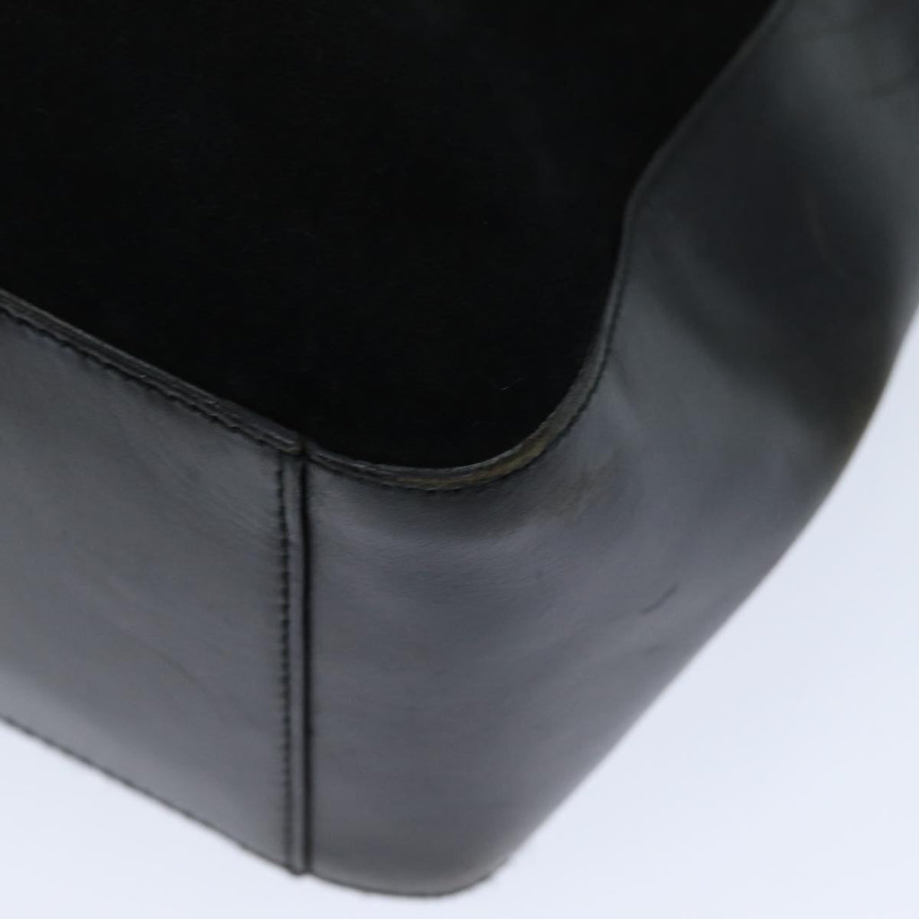 GUCCI Shoulder Bag Suede Black 001 3770 76389