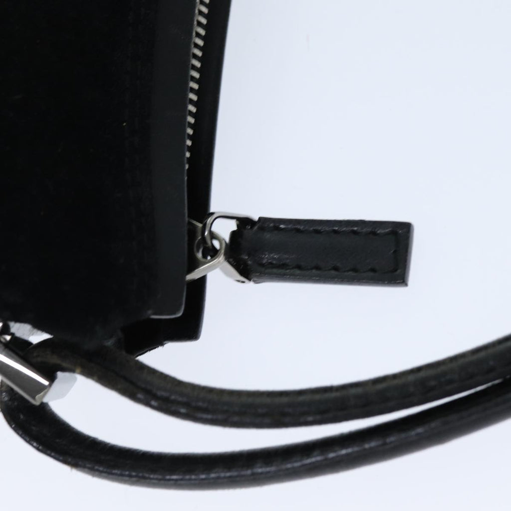 GUCCI Shoulder Bag Suede Black 001 3770 76389