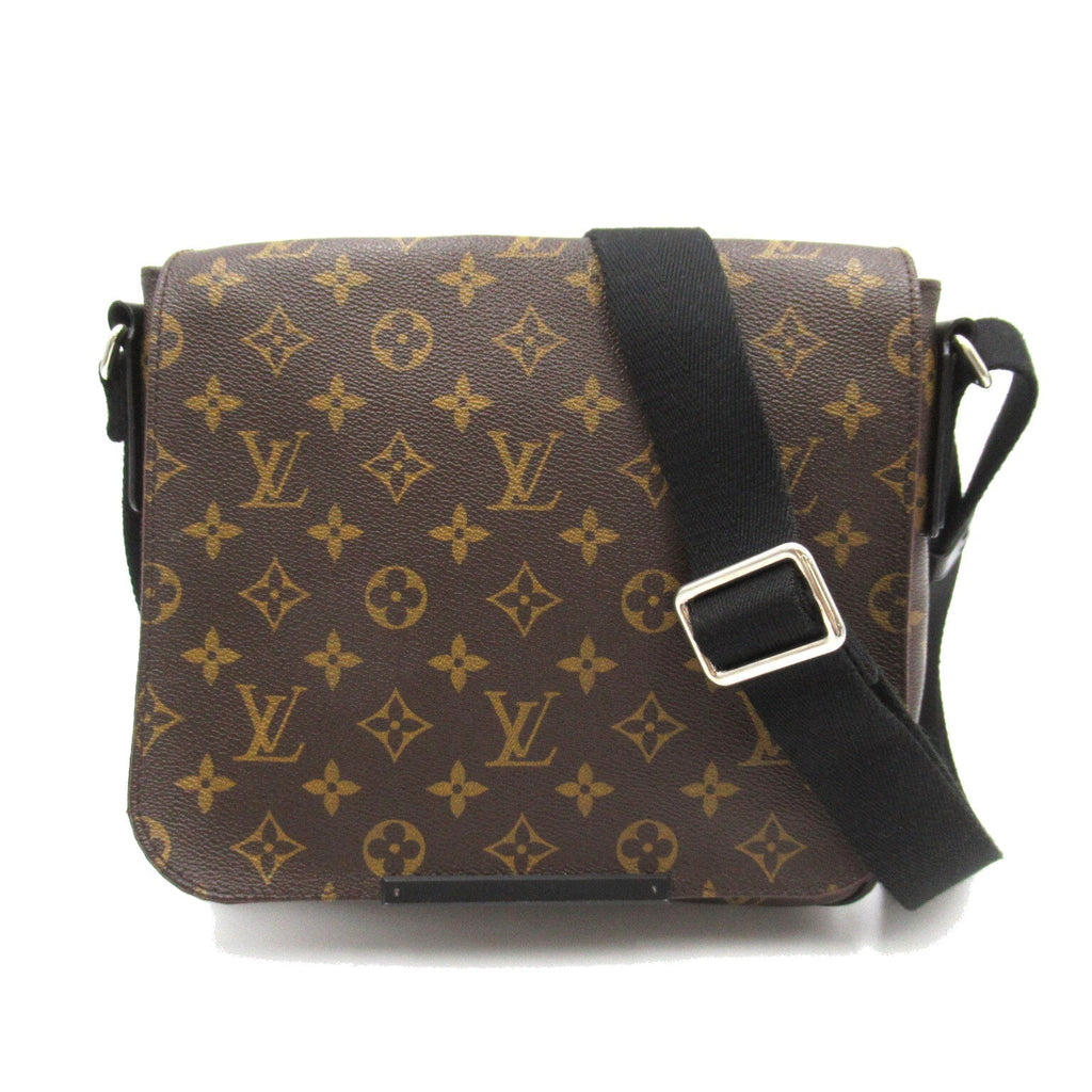 Louis Vuitton Louis Vuitton District PM Messengers Bag PVC Coated Canvas Monogram Macasters   Brown / Black M40935