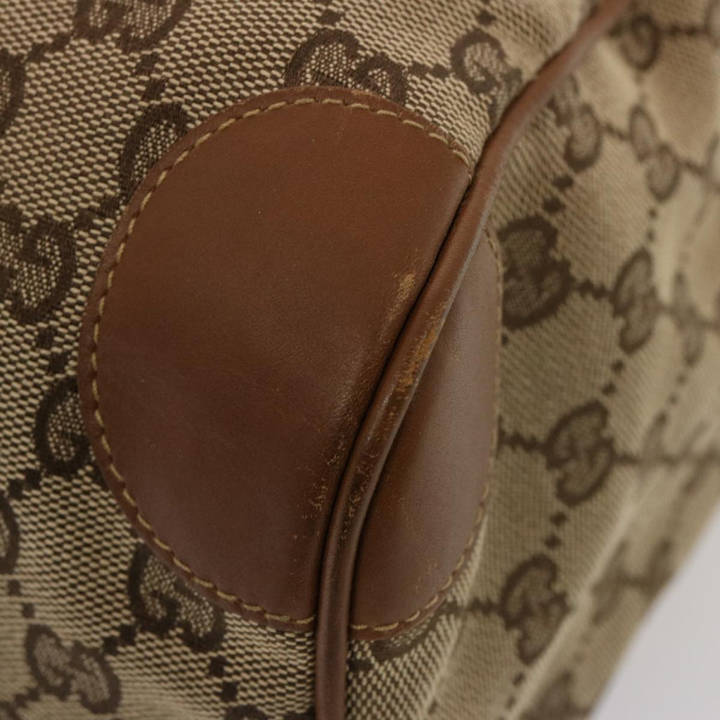 GUCCI GG Canvas Web Sherry Line Boston Bag Beige Red 2122 000 5301 76390
