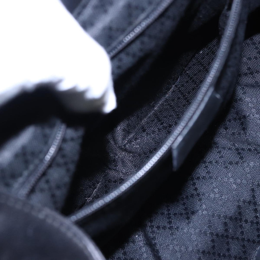GUCCI Bamboo Backpack Leather Black 003 2058 0016 76392