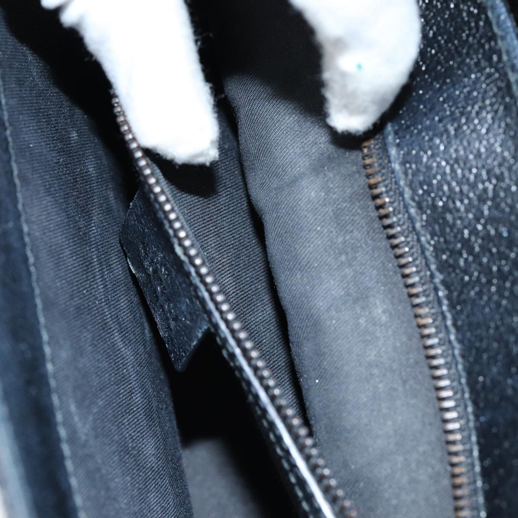 GUCCI GG Canvas Hand Bag Black 124286 76395
