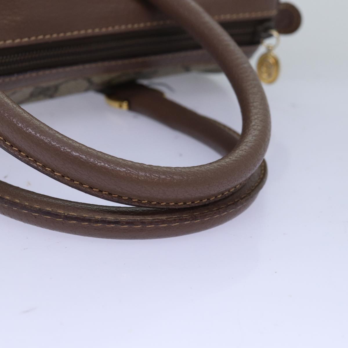 GUCCI GG Supreme Web Sherry Line Boston Bag PVC Beige 002 615 6838 76396