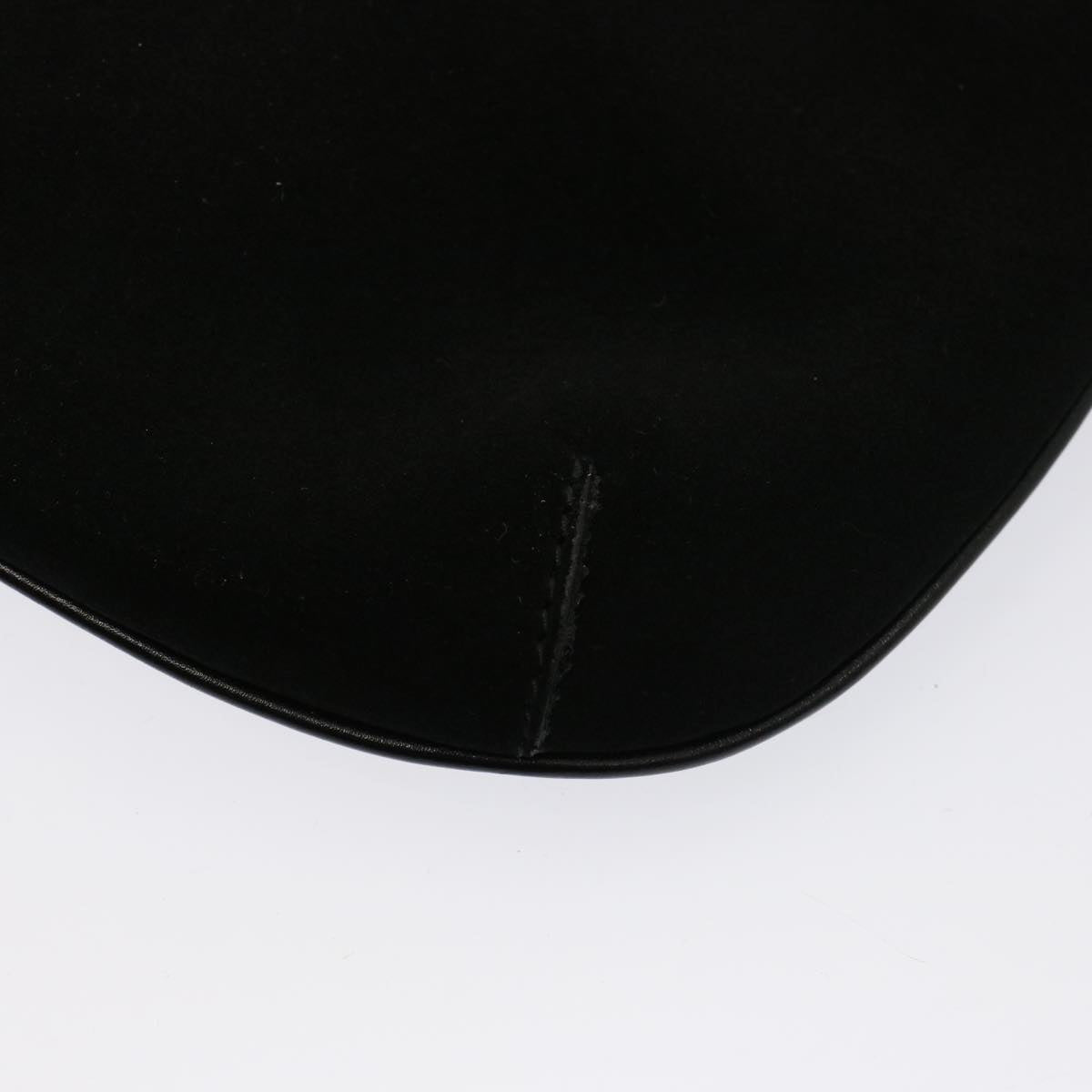 GUCCI Shoulder Bag Suede Black 001 4115 76397