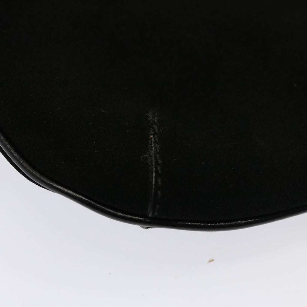 GUCCI Shoulder Bag Suede Black 001 4115 76397