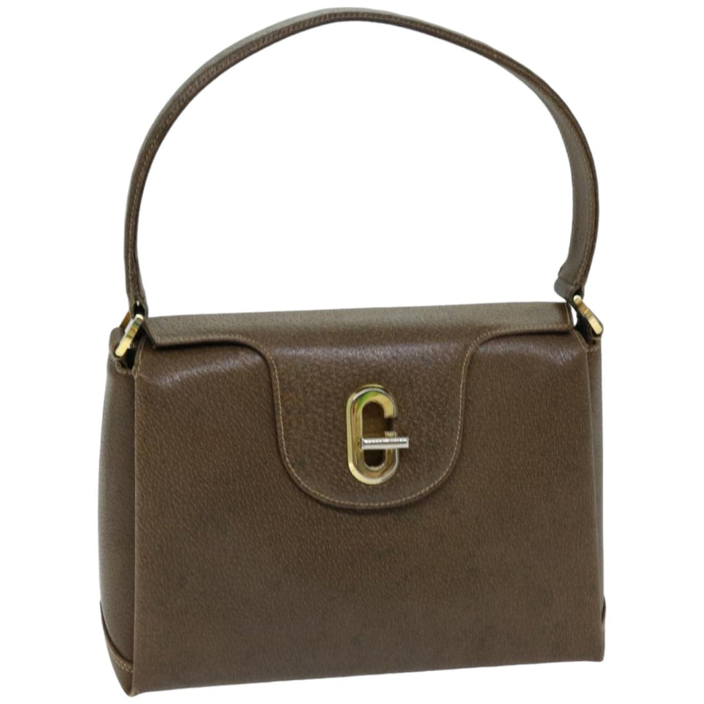 GUCCI Shoulder Bag Leather Brown 76400