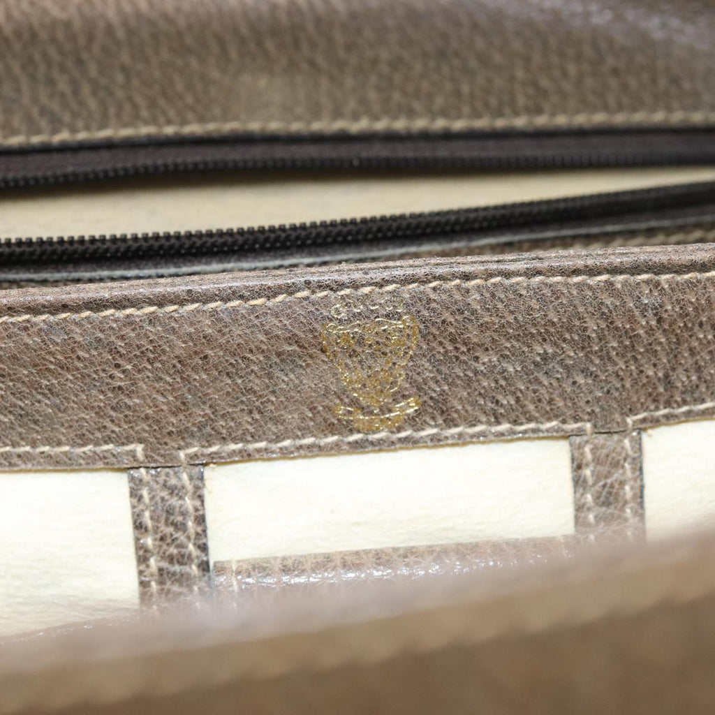 GUCCI Shoulder Bag Leather Brown 76400