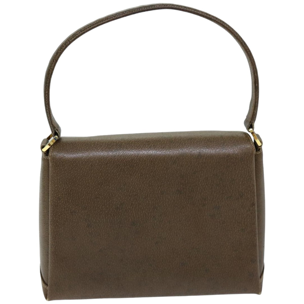 GUCCI Shoulder Bag Leather Brown 76400