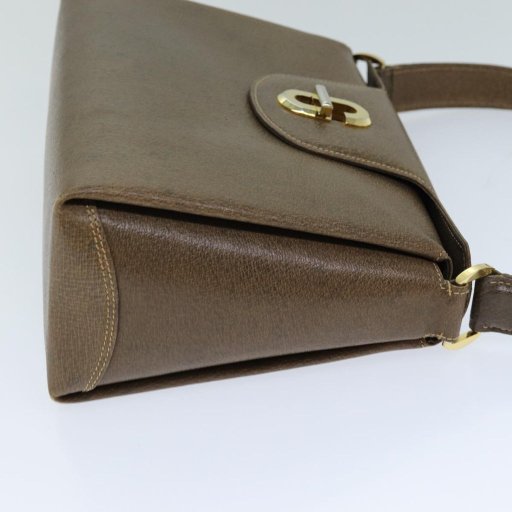 GUCCI Shoulder Bag Leather Brown 76400