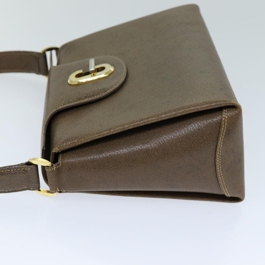 GUCCI Shoulder Bag Leather Brown 76400
