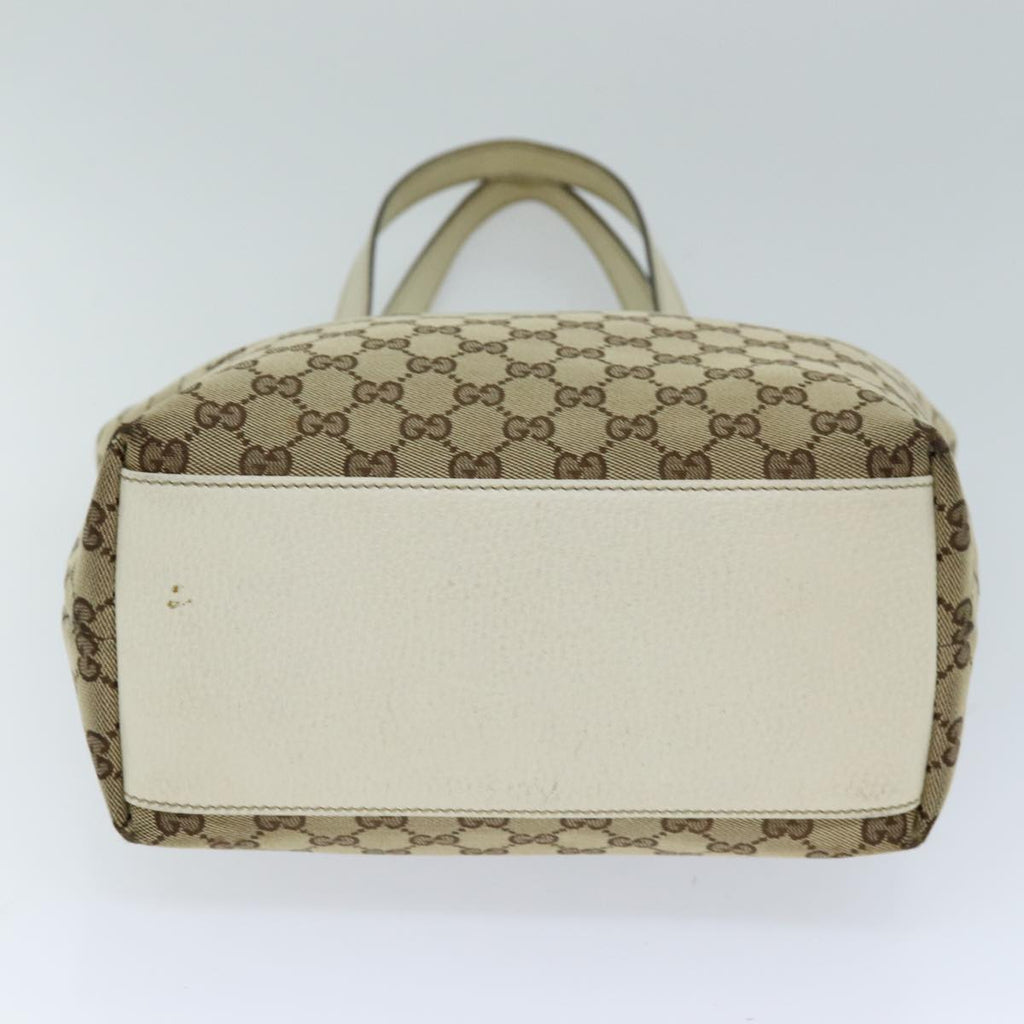 GUCCI GG Canvas Tote Bag Beige 153009 76417