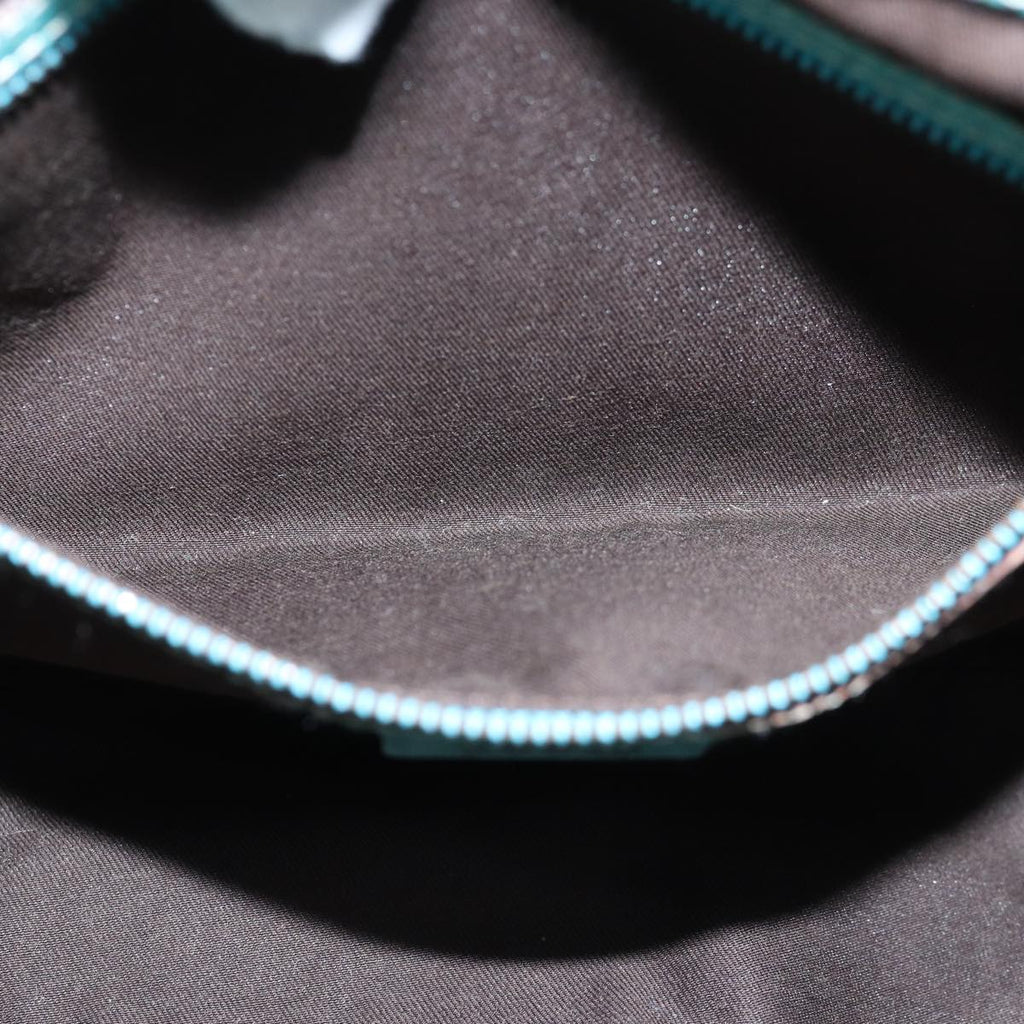 GUCCI GG Canvas New Jackie Shoulder Bag Turquoise Blue 124407 76451