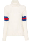 GUCCI Cable Knit Pullover Sweater for Women - SS24 Collection