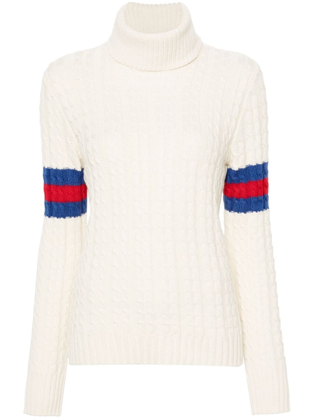 GUCCI Cable Knit Pullover Sweater for Women - SS24 Collection