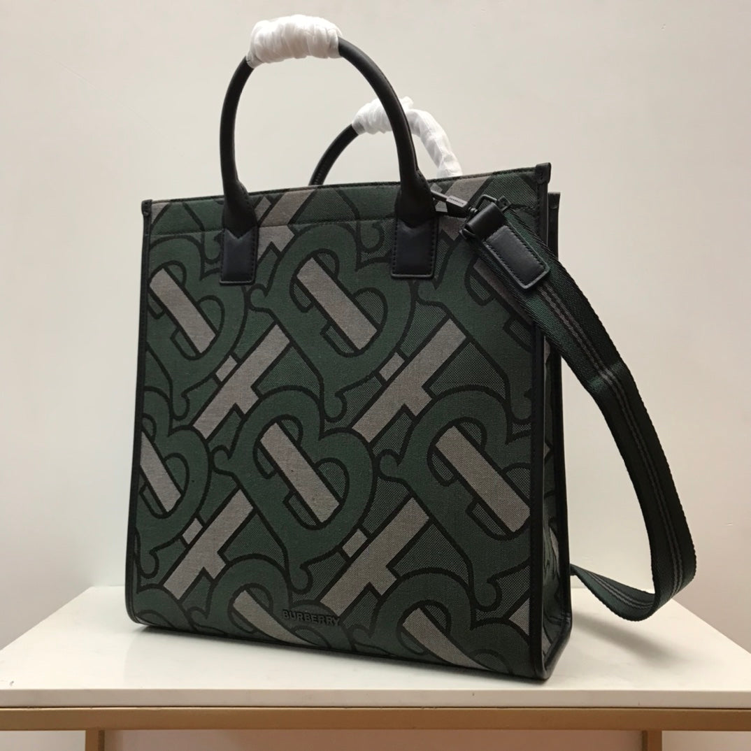 GLAMI Monogram Recycled Polyester Jacquard Tote For Women, Bags 14.8in/37.5cm