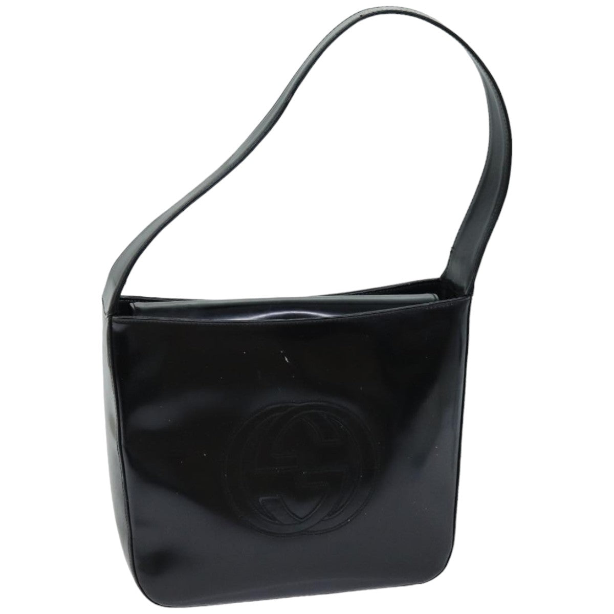 GUCCI Shoulder Bag Patent leather Black 000 1013 0506 76510