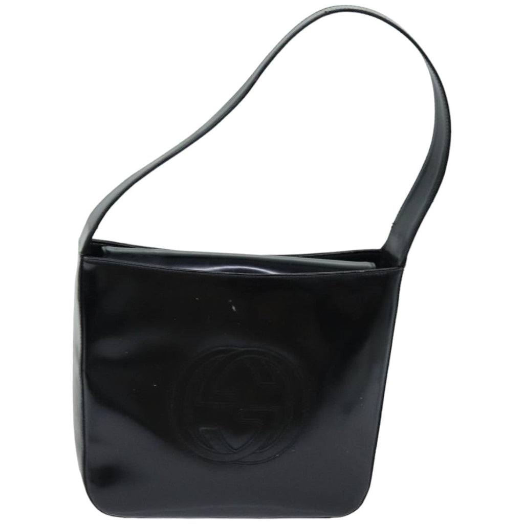 GUCCI Shoulder Bag Patent leather Black 000 1013 0506 76510