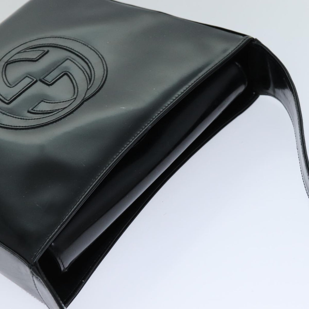 GUCCI Shoulder Bag Patent leather Black 000 1013 0506 76510