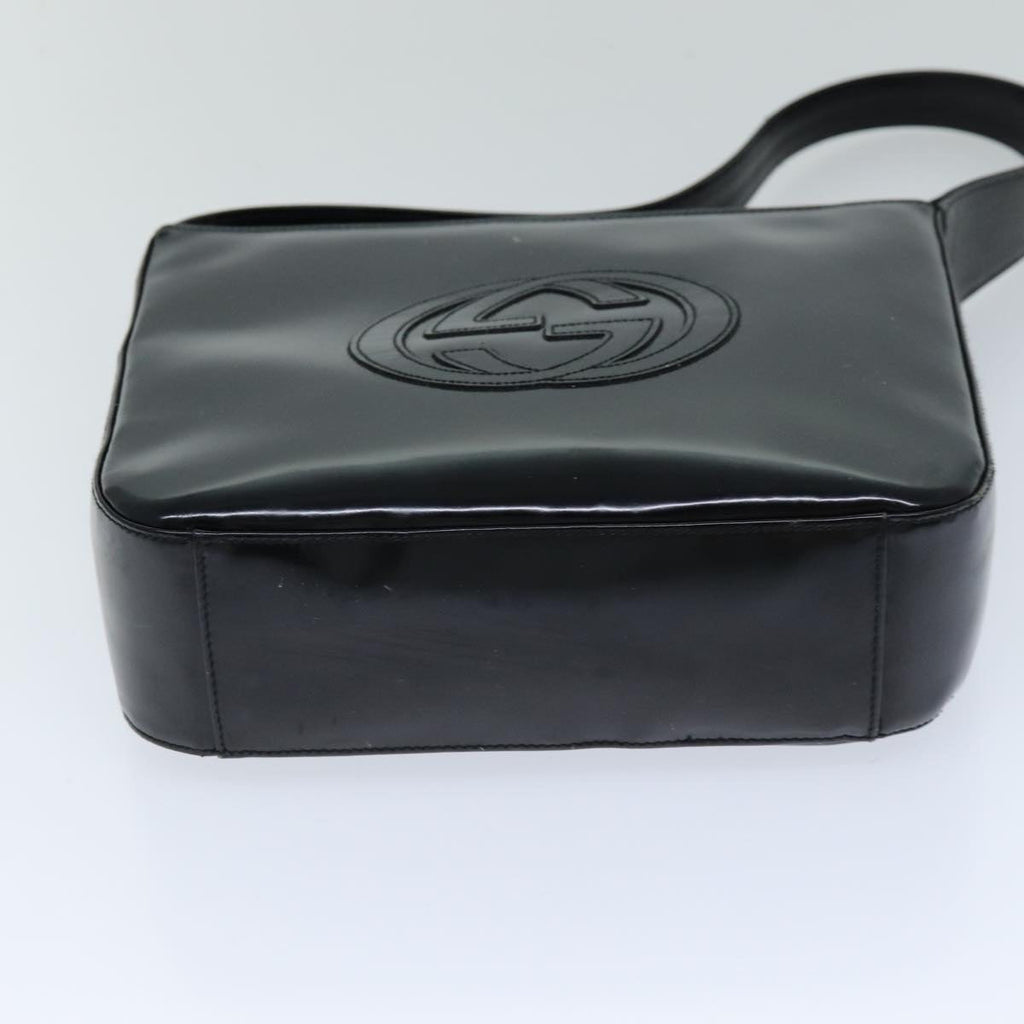 GUCCI Shoulder Bag Patent leather Black 000 1013 0506 76510