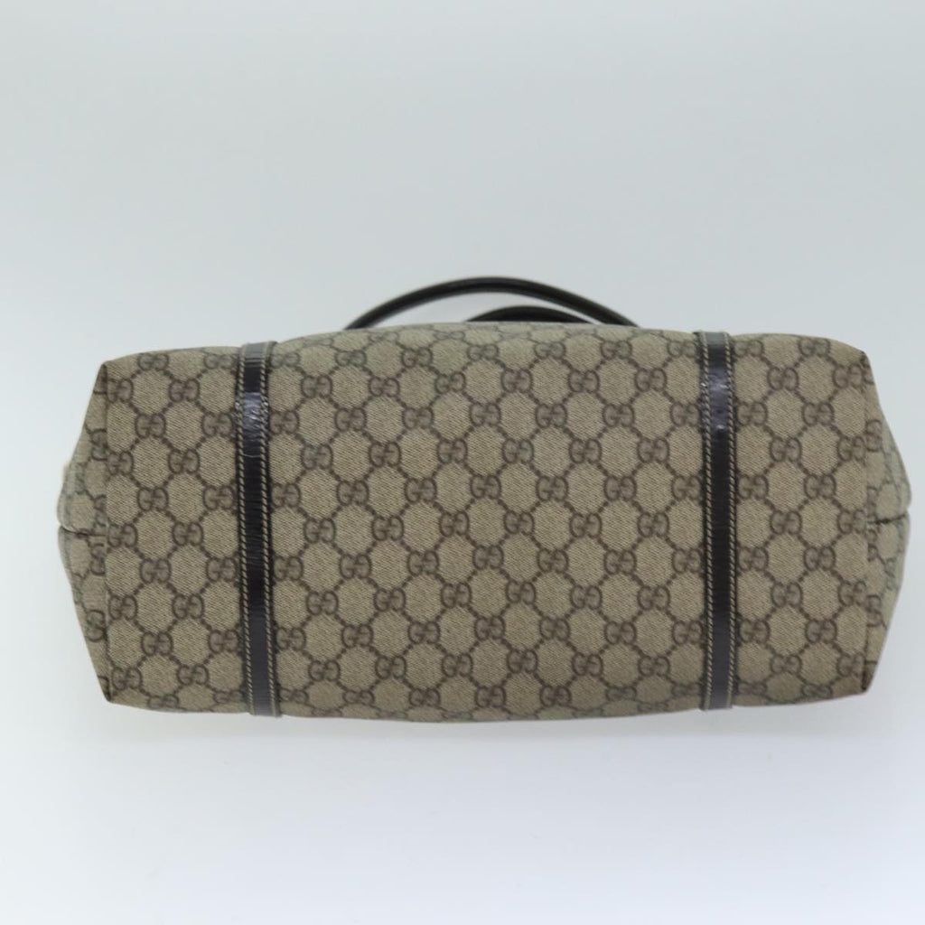GUCCI GG Supreme Tote Bag PVC Beige 197953 76579