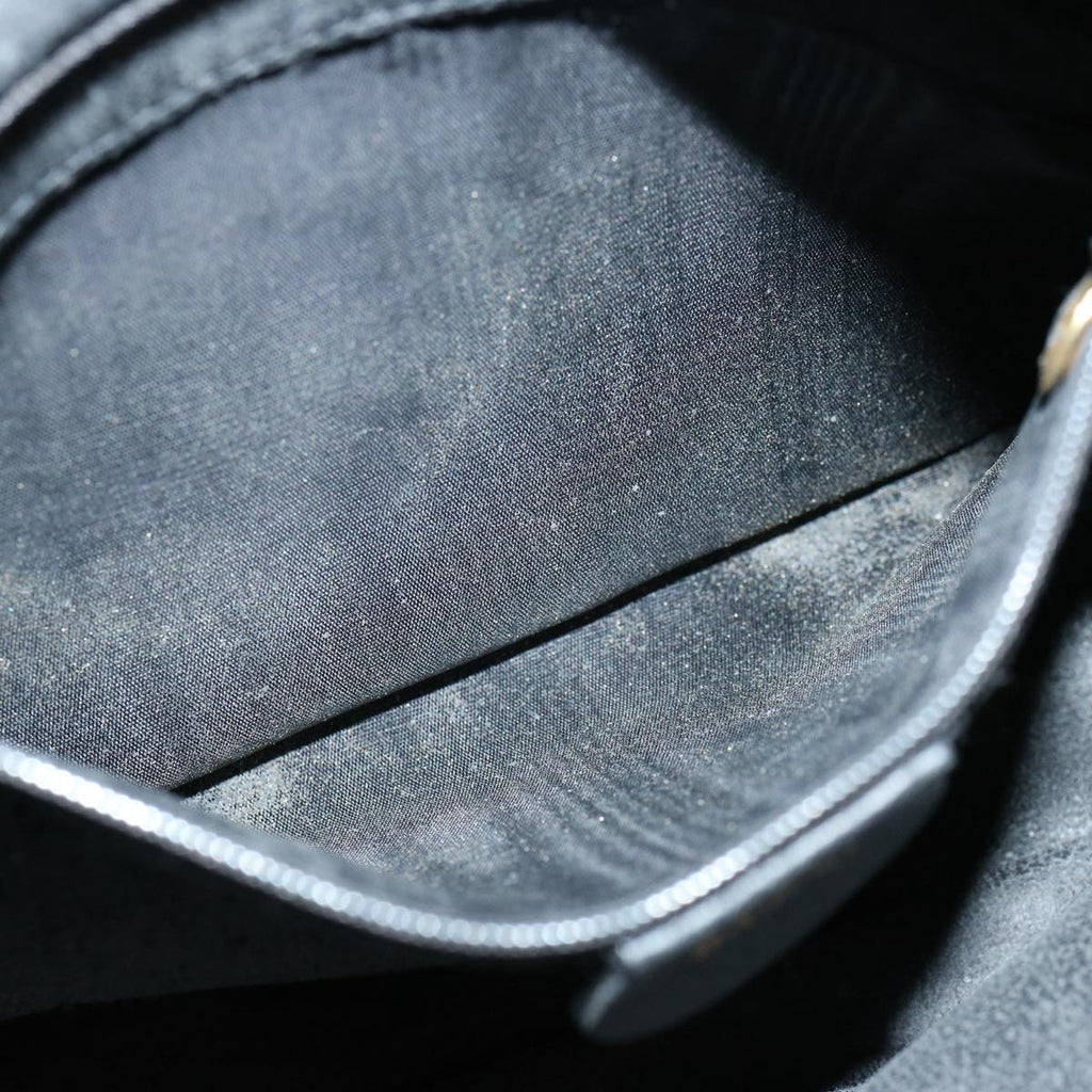 GUCCI Bamboo Hand Bag Leather Black 001 1781 1638 76586