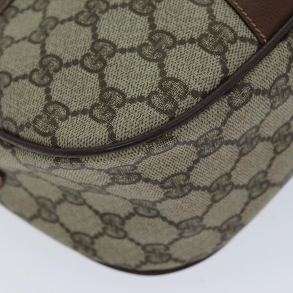 GUCCI GG Supreme Shoulder Bag PVC Leather Beige 001 754 6177 4021 76609