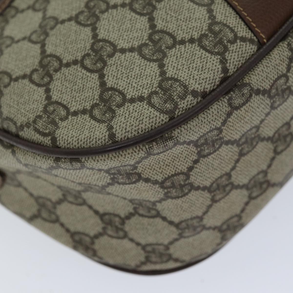 GUCCI GG Supreme Shoulder Bag PVC Leather Beige 001 754 6177 4021 76609