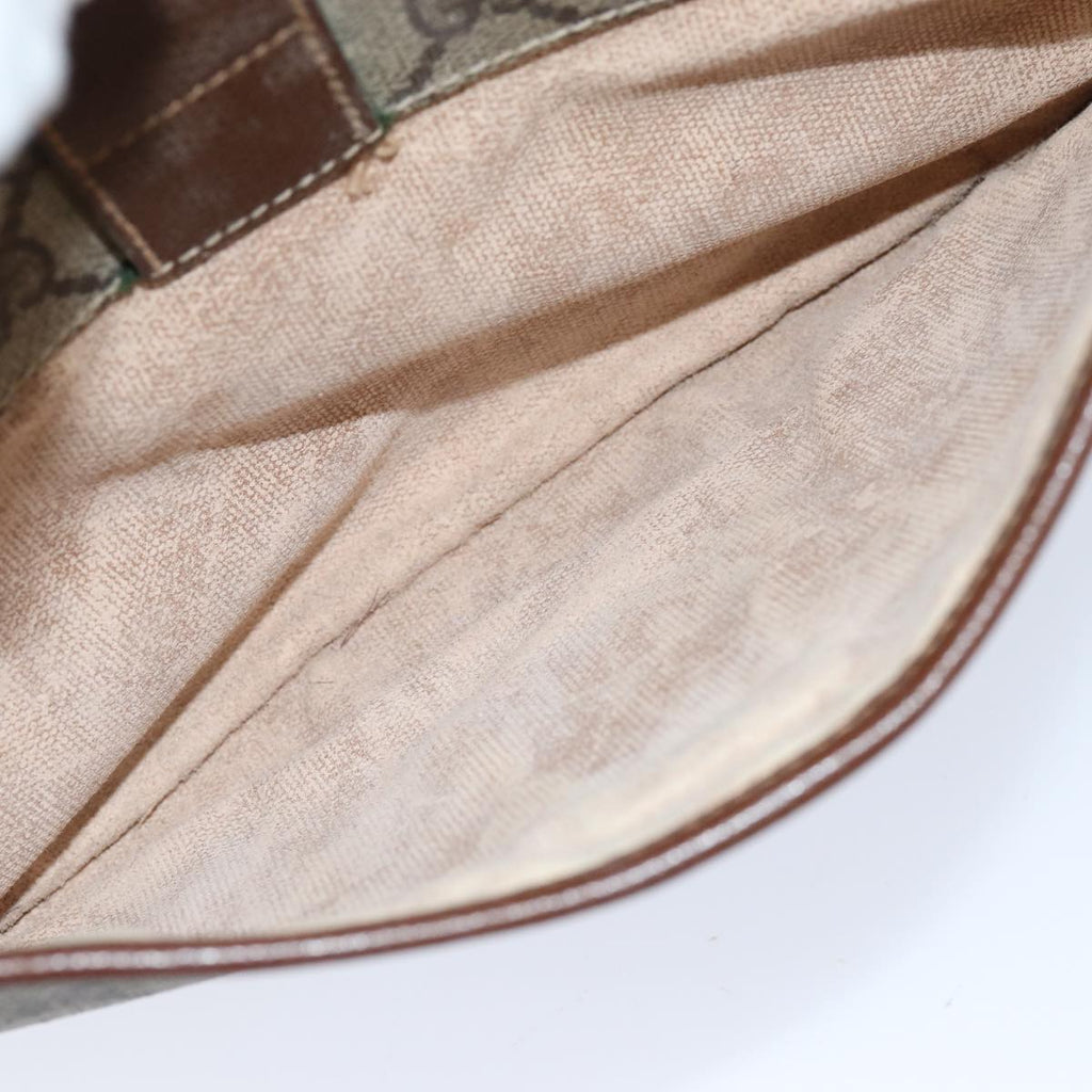 GUCCI GG Supreme Shoulder Bag PVC Leather Beige 001 754 6177 4021 76609
