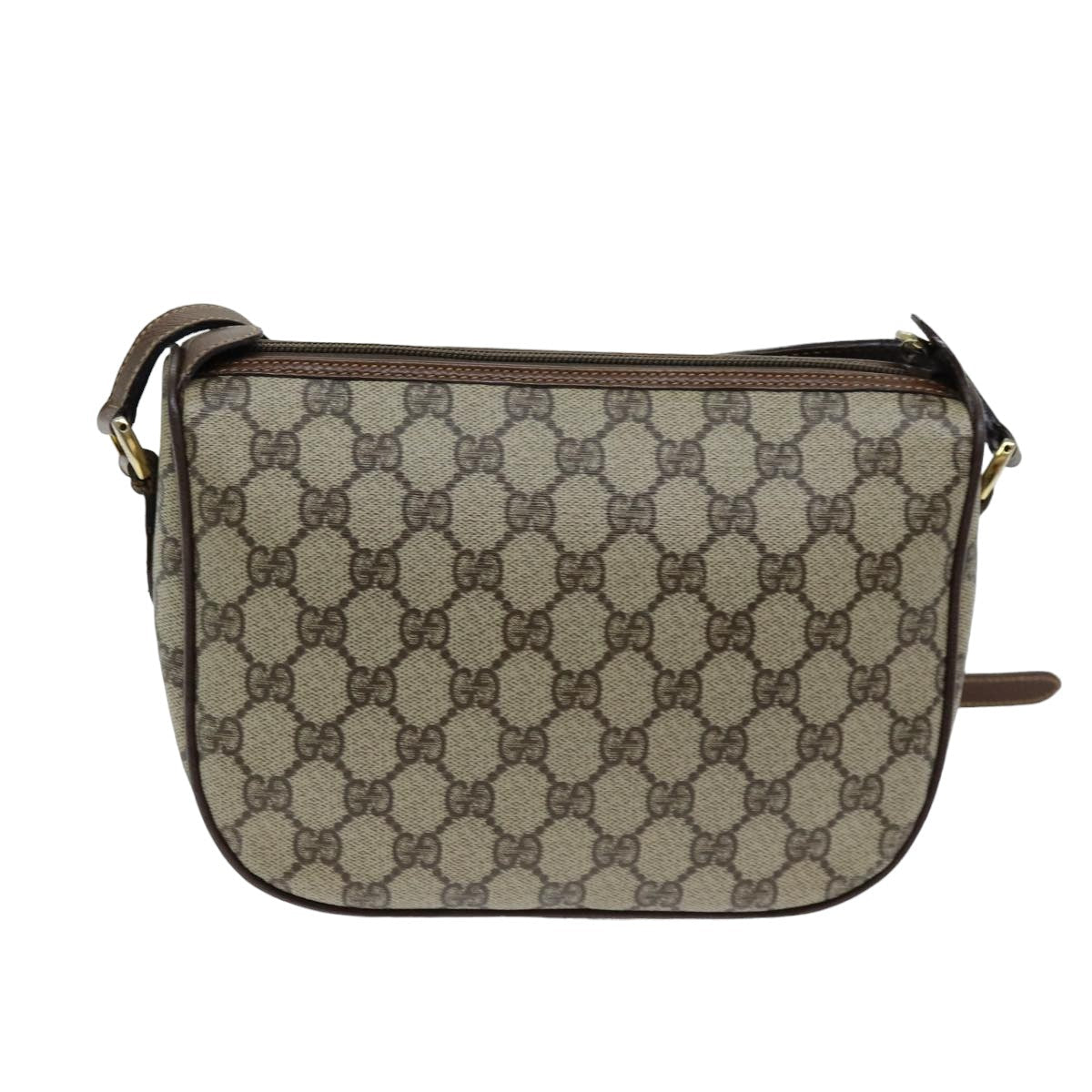GUCCI GG Supreme Shoulder Bag PVC Leather Beige 001 754 6177 4021 76609