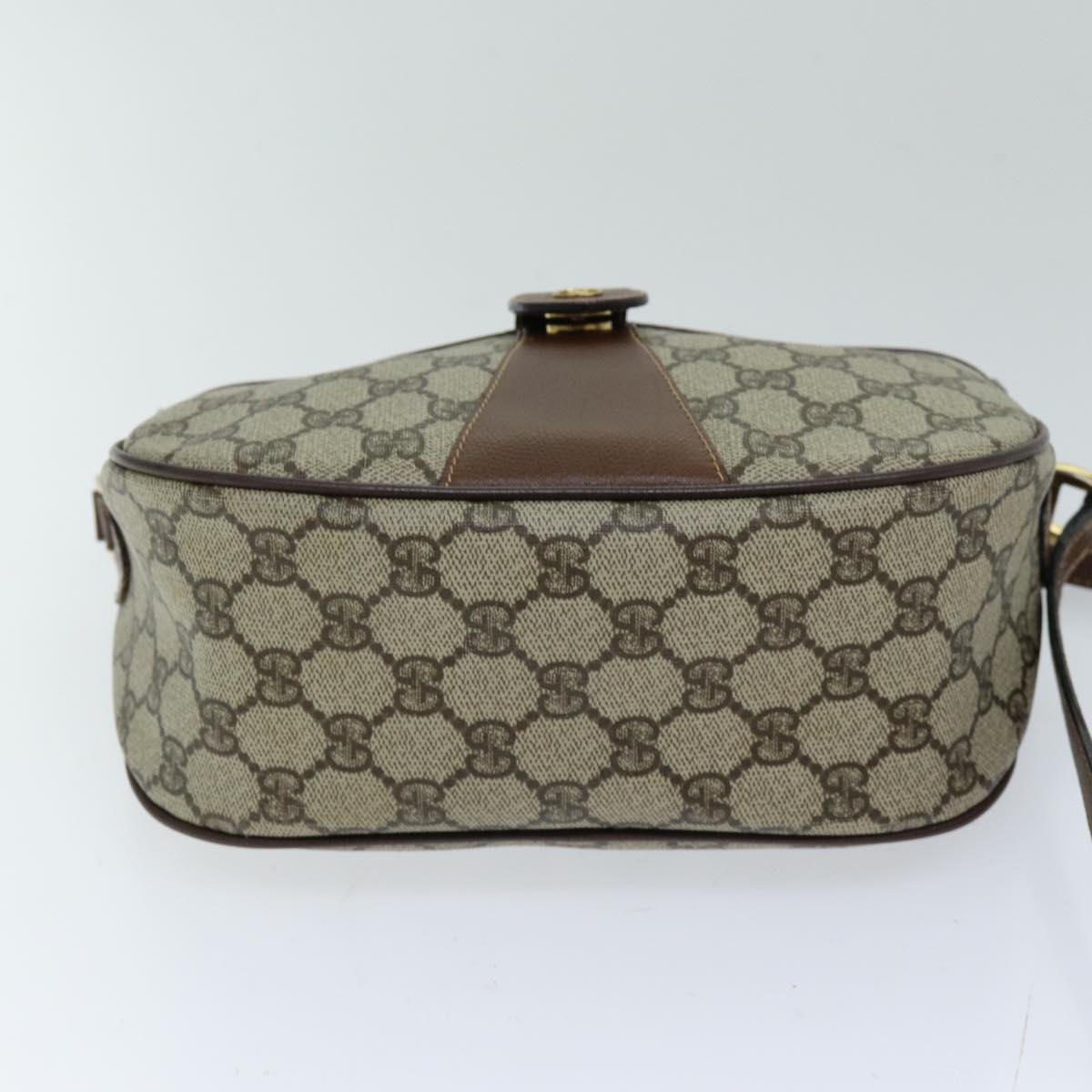 GUCCI GG Supreme Shoulder Bag PVC Leather Beige 001 754 6177 4021 76609