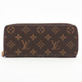 Louis Vuitton Monogram Portefolio Claimance M60742 Fuchsia Pink Round  Wallet