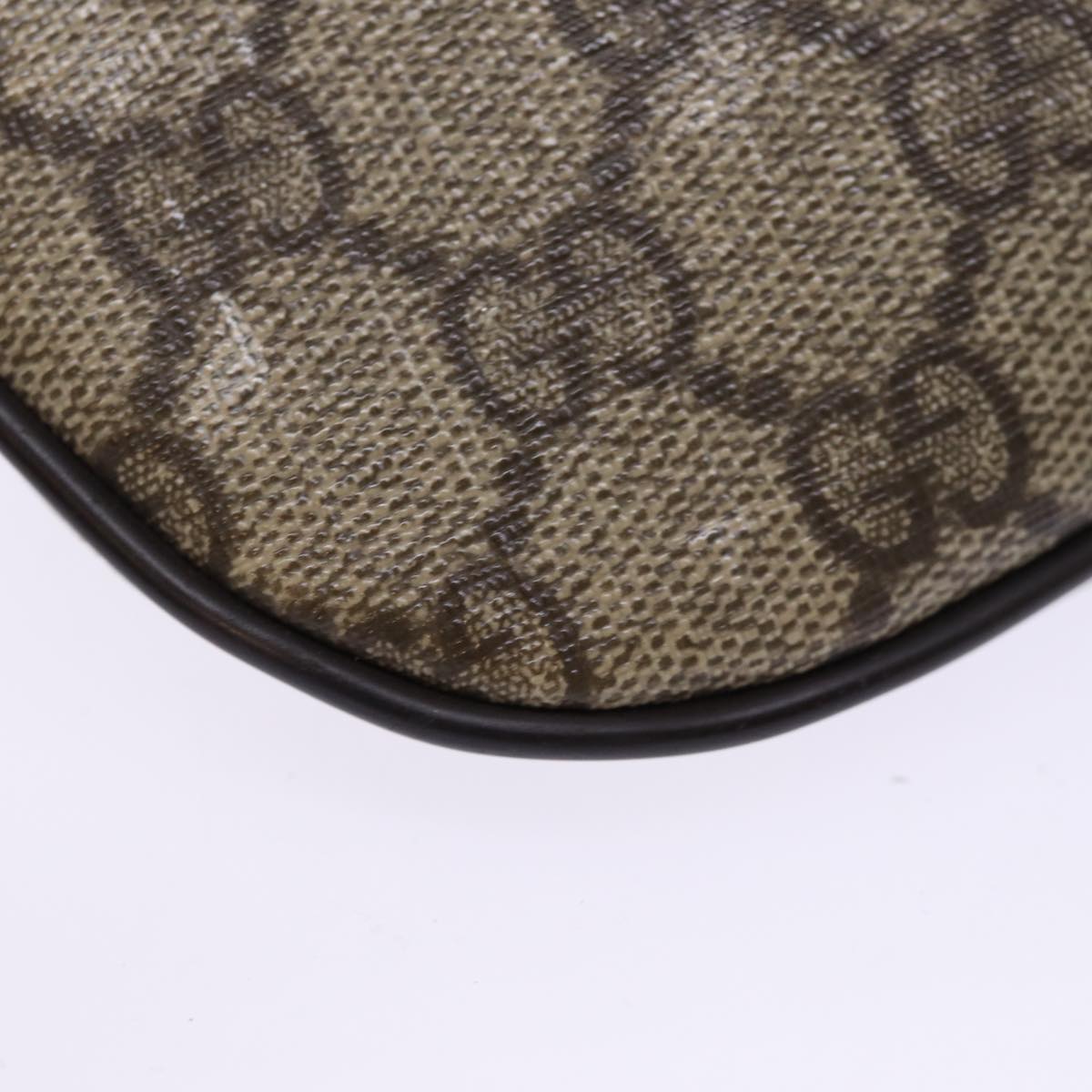 GUCCI GG Supreme Body Bag PVC Beige 233269 76658