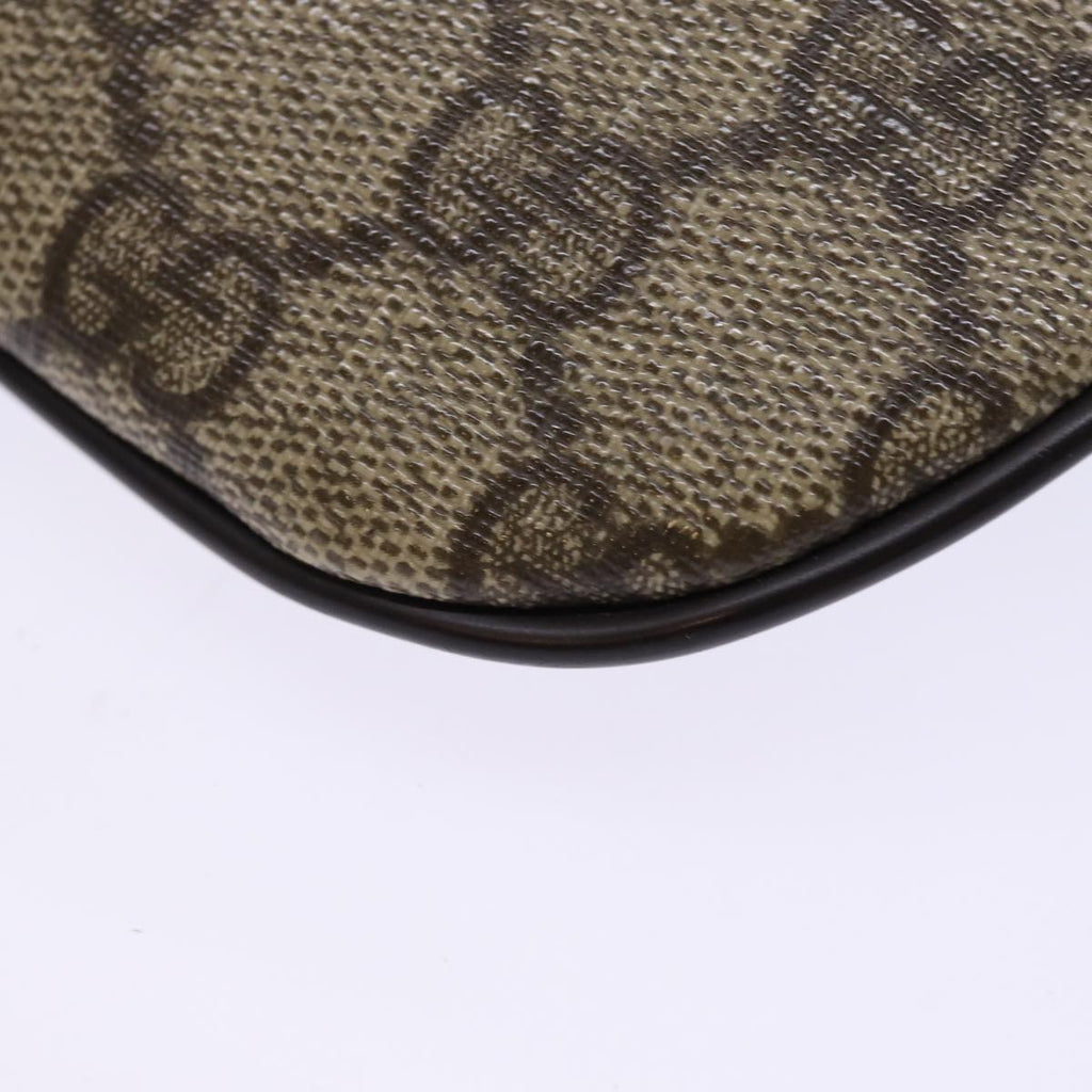 GUCCI GG Supreme Body Bag PVC Beige 233269 76658