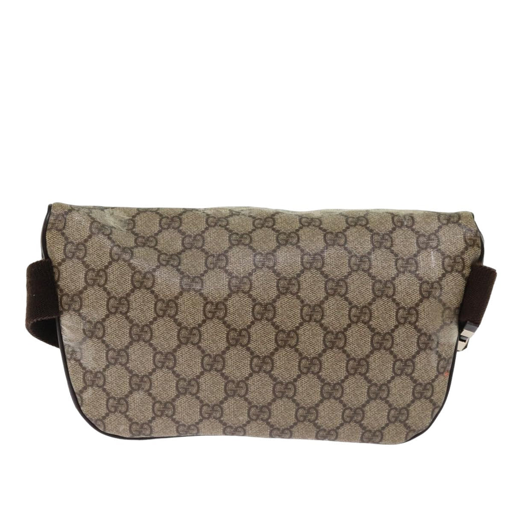 GUCCI GG Supreme Body Bag PVC Beige 233269 76658