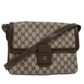 GUCCI GG Supreme Shoulder Bag PVC Leather Beige 76670