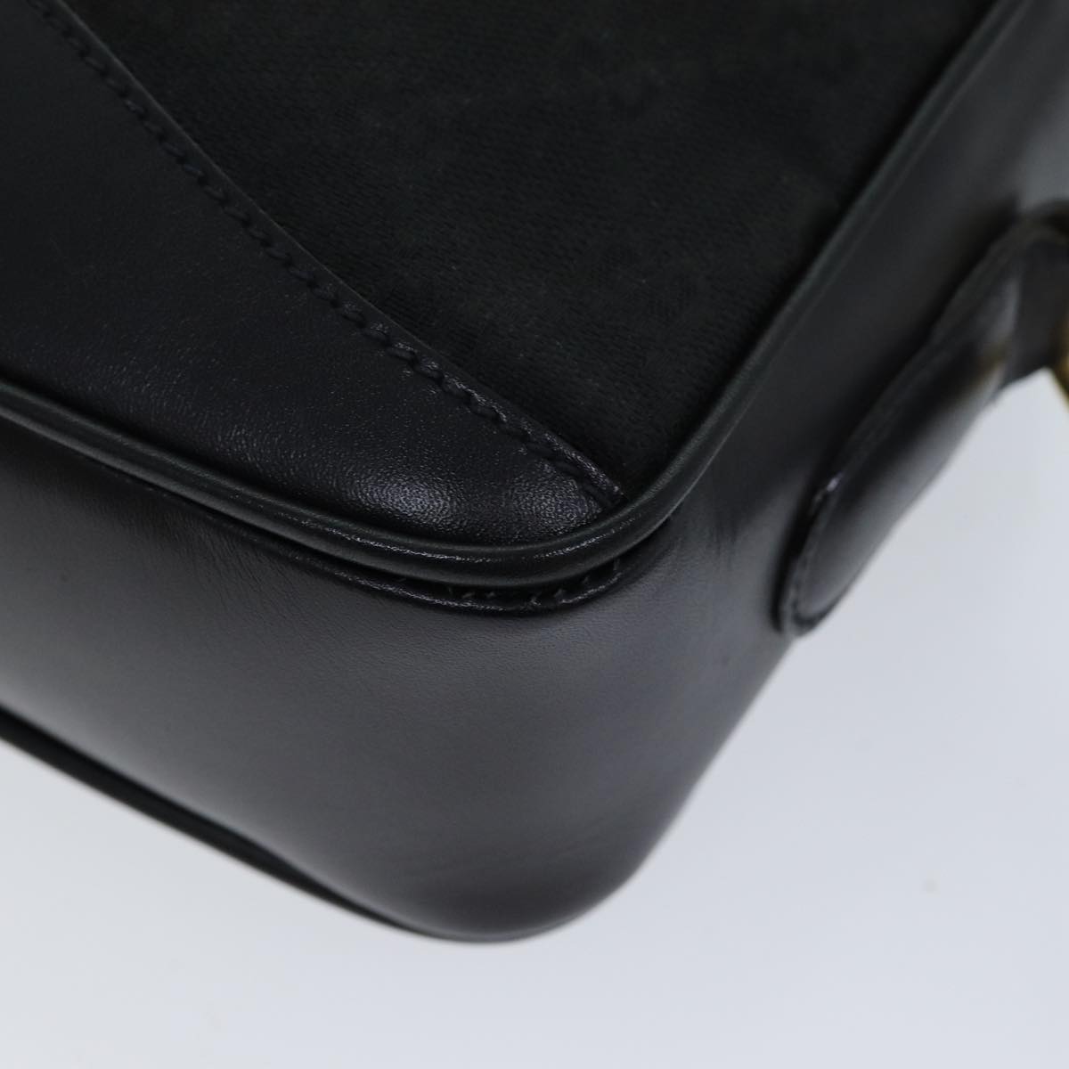 GUCCI GG Canvas Shoulder Bag Black 007 123 0225 76695