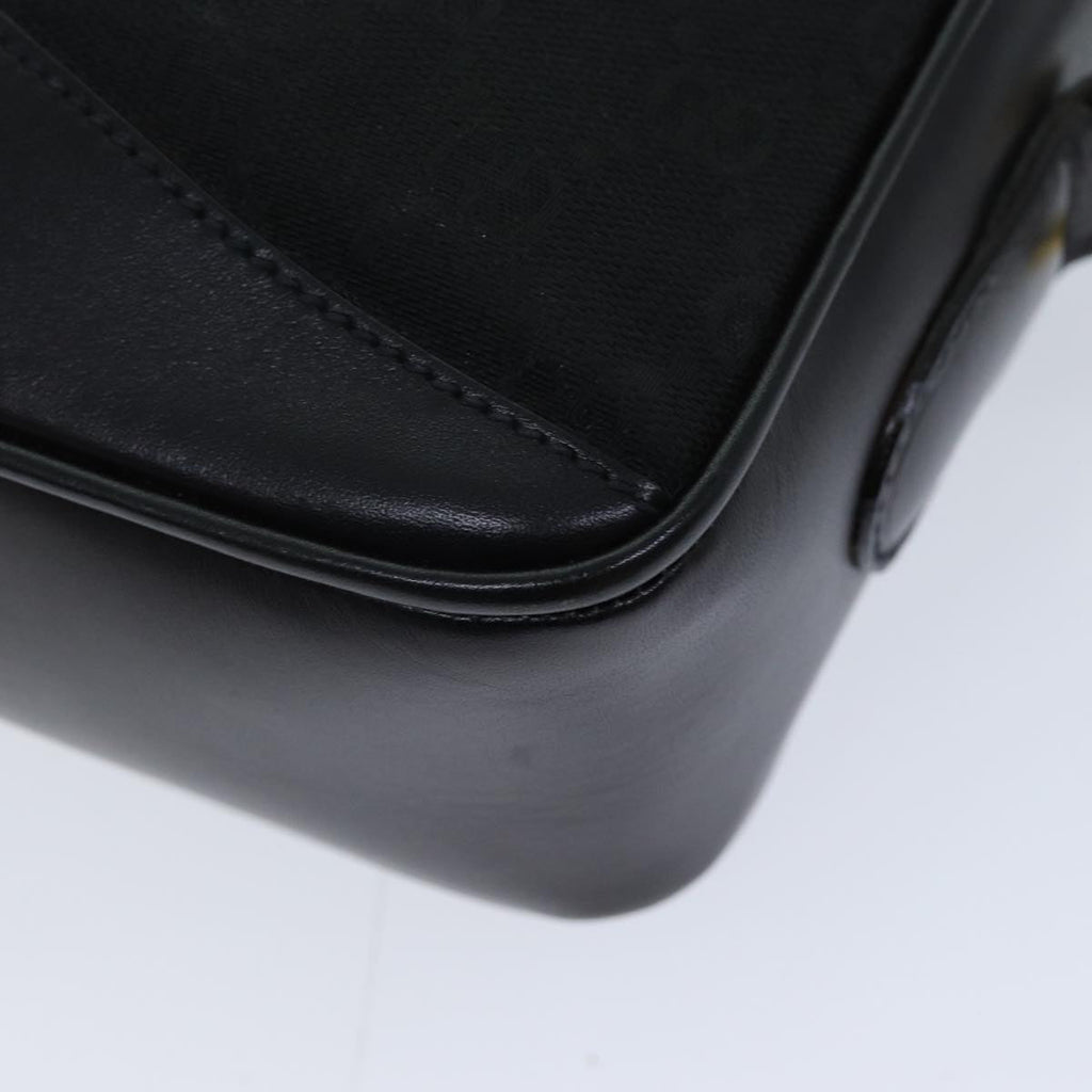 GUCCI GG Canvas Shoulder Bag Black 007 123 0225 76695