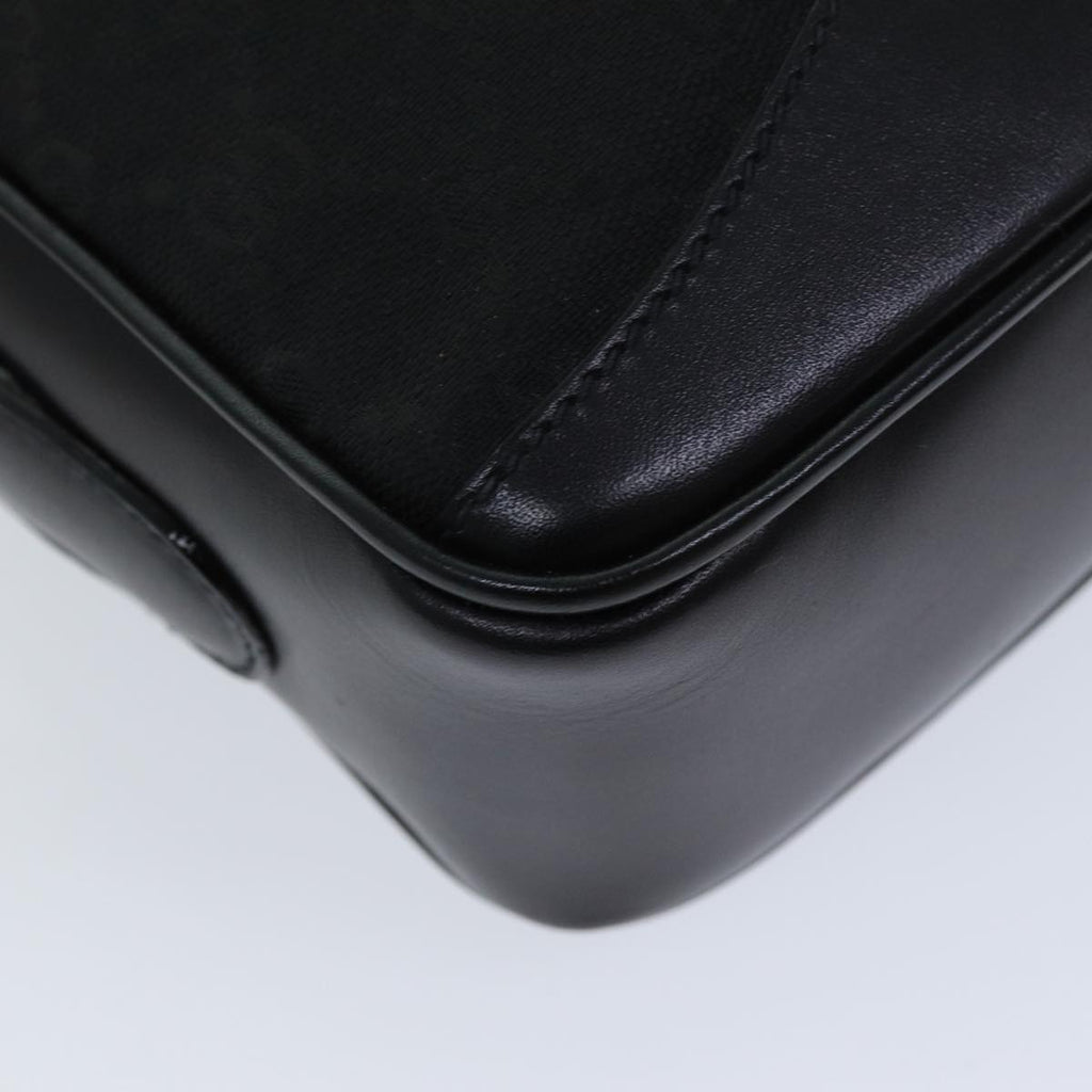 GUCCI GG Canvas Shoulder Bag Black 007 123 0225 76695