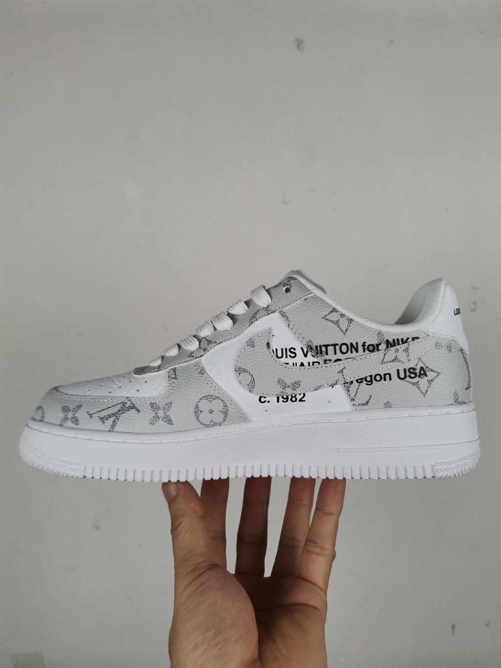 Ã‚Â GLAMI ForGLAMI 1 Low x Louis Vuitton Virgil Abloh ‘White Grey’ For MenÃ‚Â 