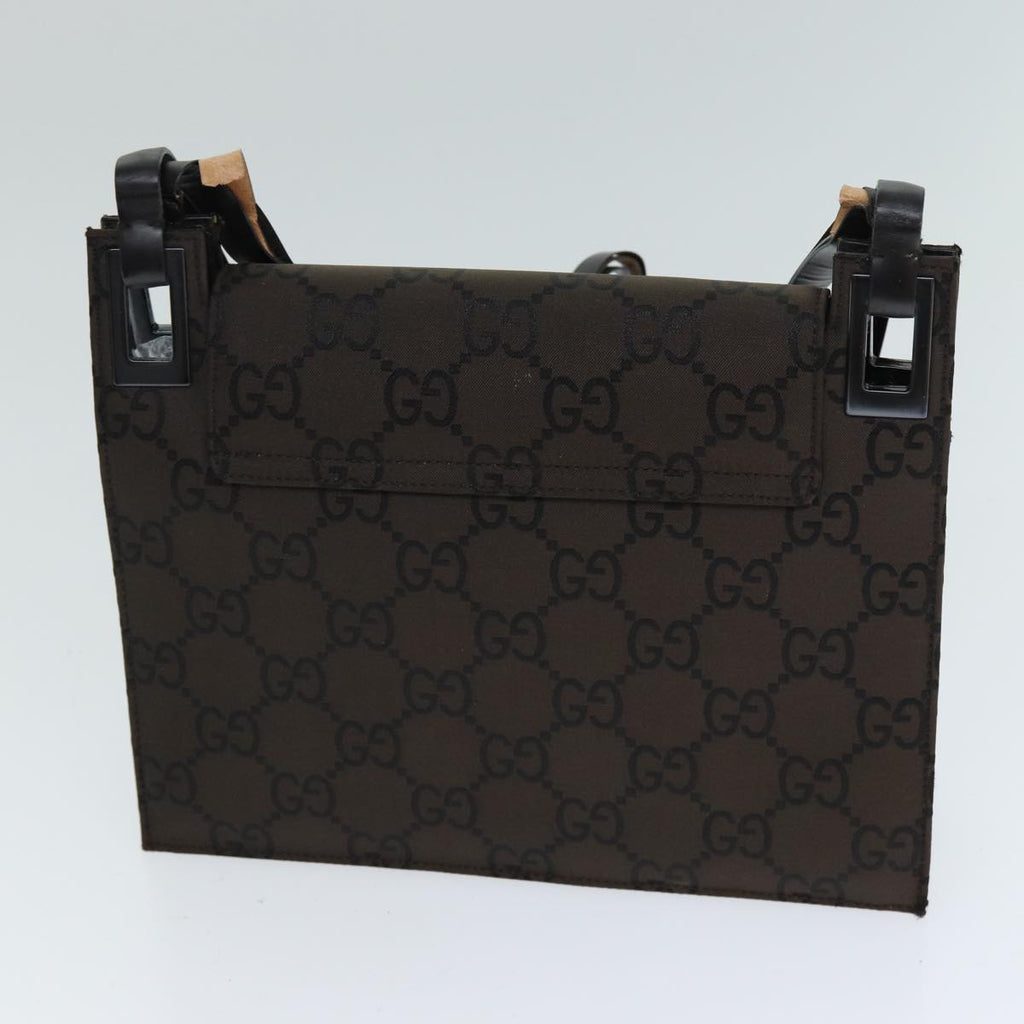 GUCCI GG Canvas Hand Bag 3Set Black Brown 76727