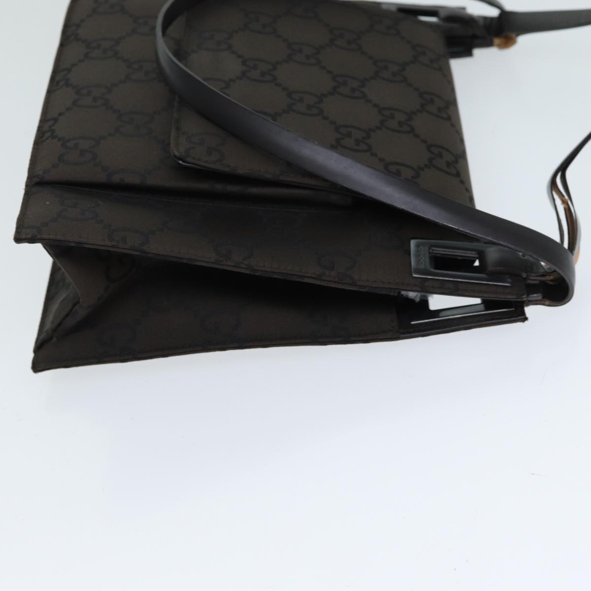 GUCCI GG Canvas Hand Bag 3Set Black Brown 76727