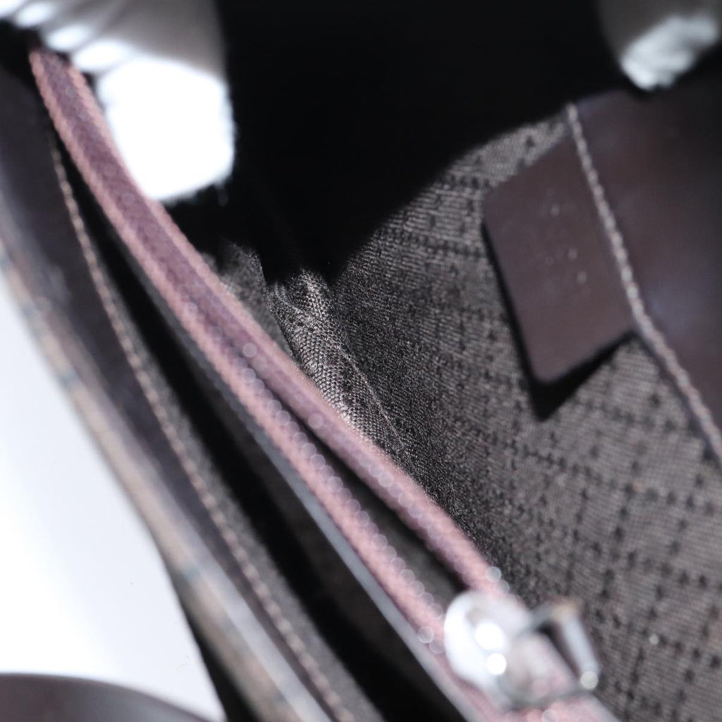 GUCCI GG Canvas Hand Bag 3Set Black Brown 76727