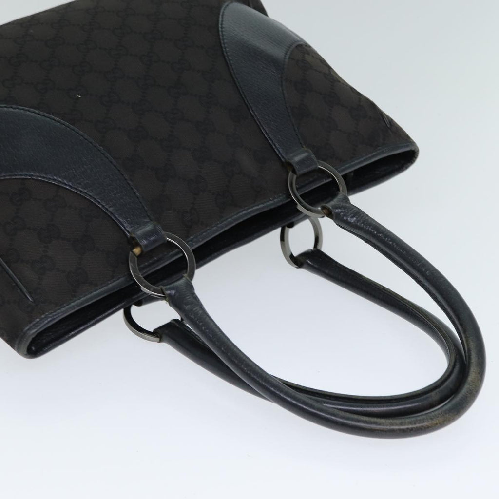 GUCCI GG Canvas Hand Bag 3Set Black Brown 76727